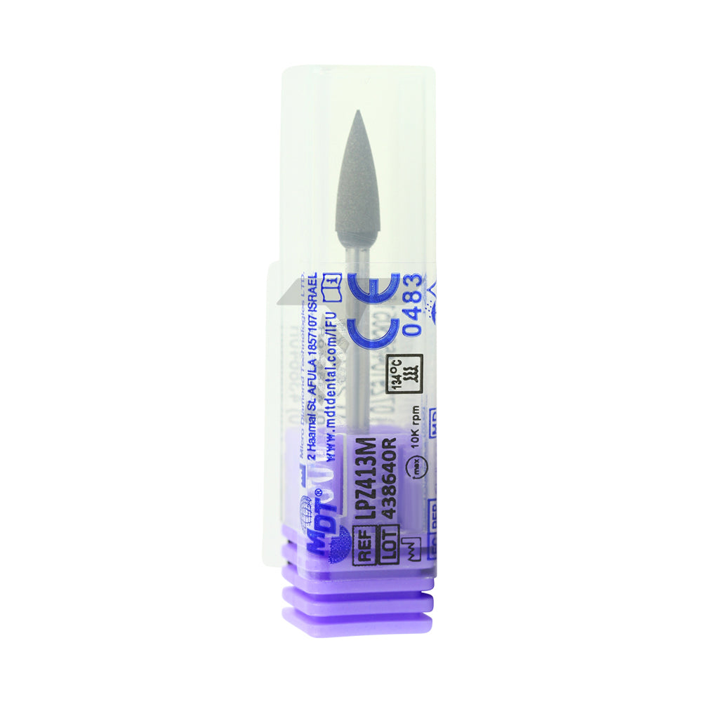 Medium Flame Lab Polisher For Zirconia - Ø4.0mm x 13mm