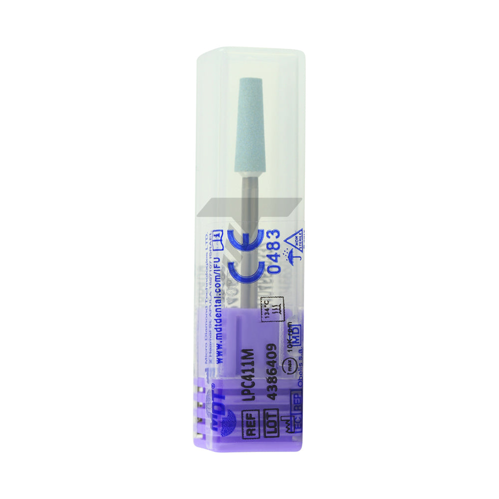 Medium Flat End Taper Lab Polisher For Ceramic - Ø3.5mm x 11mm