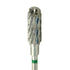 Round End Cylinder Carbide Cutter – Coarse Double Cross Cut, Ø13.5mm x 5mm
