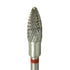 Short Bullet Carbide Cutter – Fine Cross Cut, Ø9.0mm x 4mm