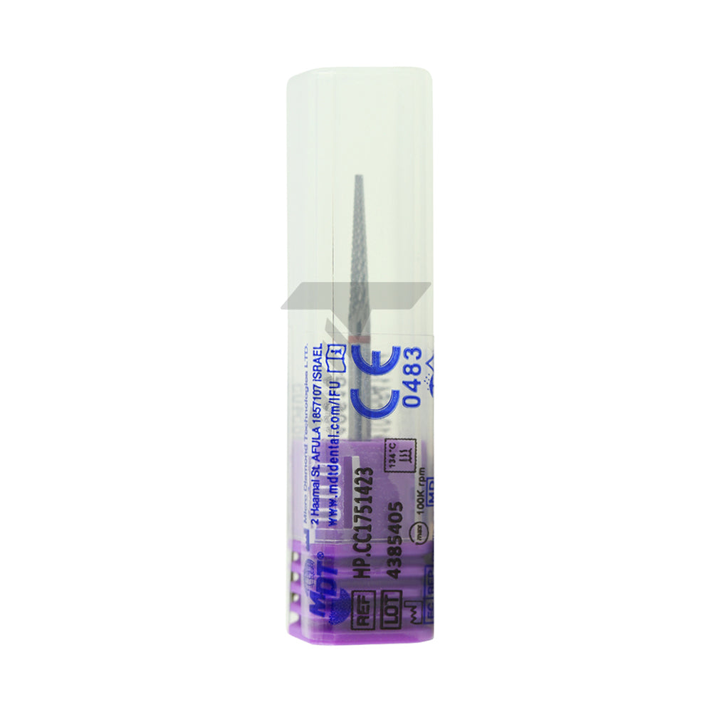 Narrow Round end Taper Carbide Cutter – Fine Cross Cut, Ø15.0mm x 2.3mm