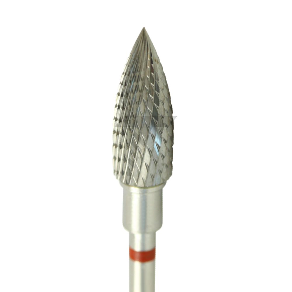 Pointed Bud Carbide Cutter – Fine Cross Cut, Ø13.5mm x 5mm