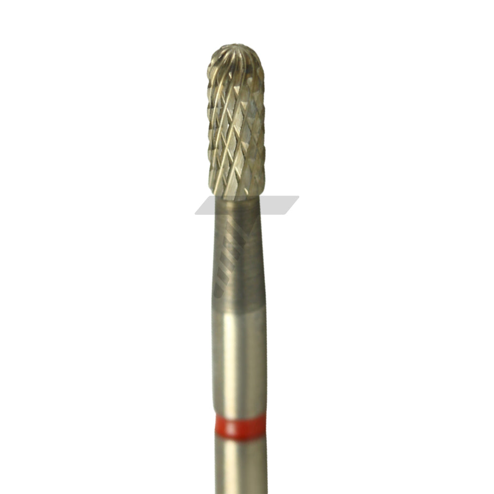 Round End Cylinder Carbide Cutter – Fine Cross Cut, Ø6.5mm x 2.3mm
