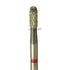 Round End Cylinder Carbide Cutter – Fine Cross Cut, Ø6.5mm x 2.3mm
