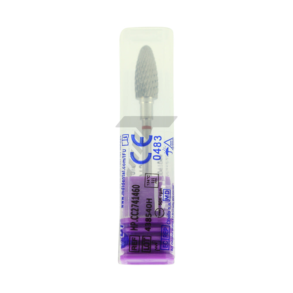 Bullet Carbide Cutter – Fine Cross Cut, Ø14.0mm x 6mm