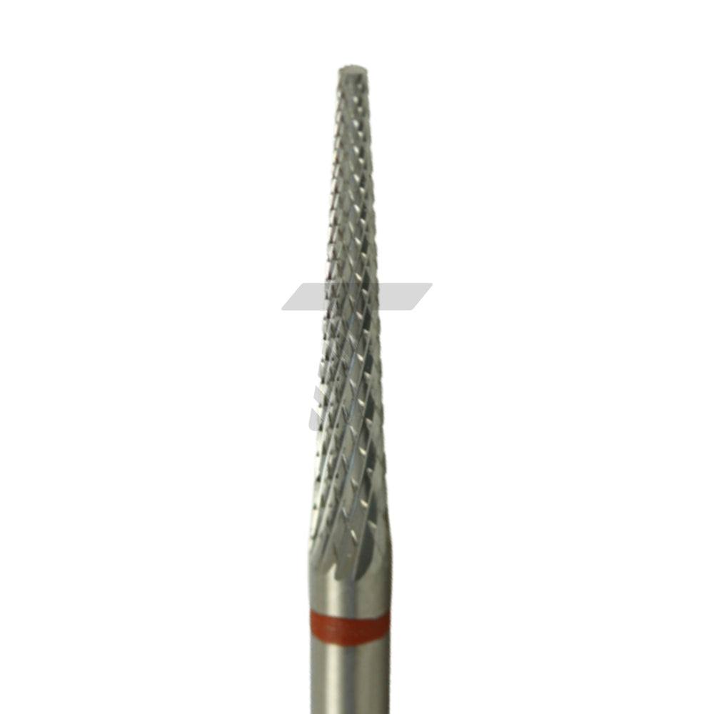 Narrow Round end Taper Carbide Cutter – Fine Cross Cut, Ø15.0mm x 2.3mm