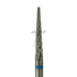 Narrow Round end Taper Cutter – Medium Coarse Double Cross Cut, Ø15.0mm x 2.3mm
