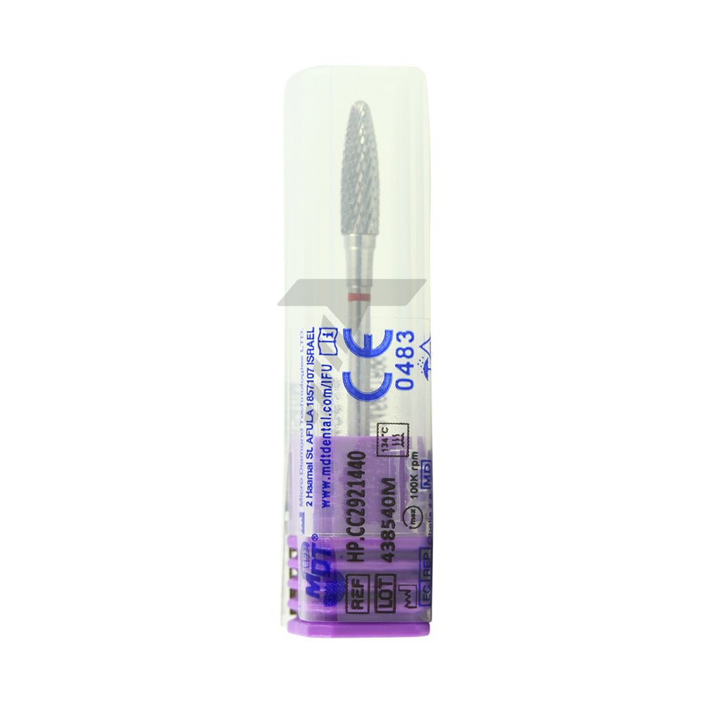 Long Bullet Carbide Cutter – Fine Cross Cut, Ø14.0mm x 4mm