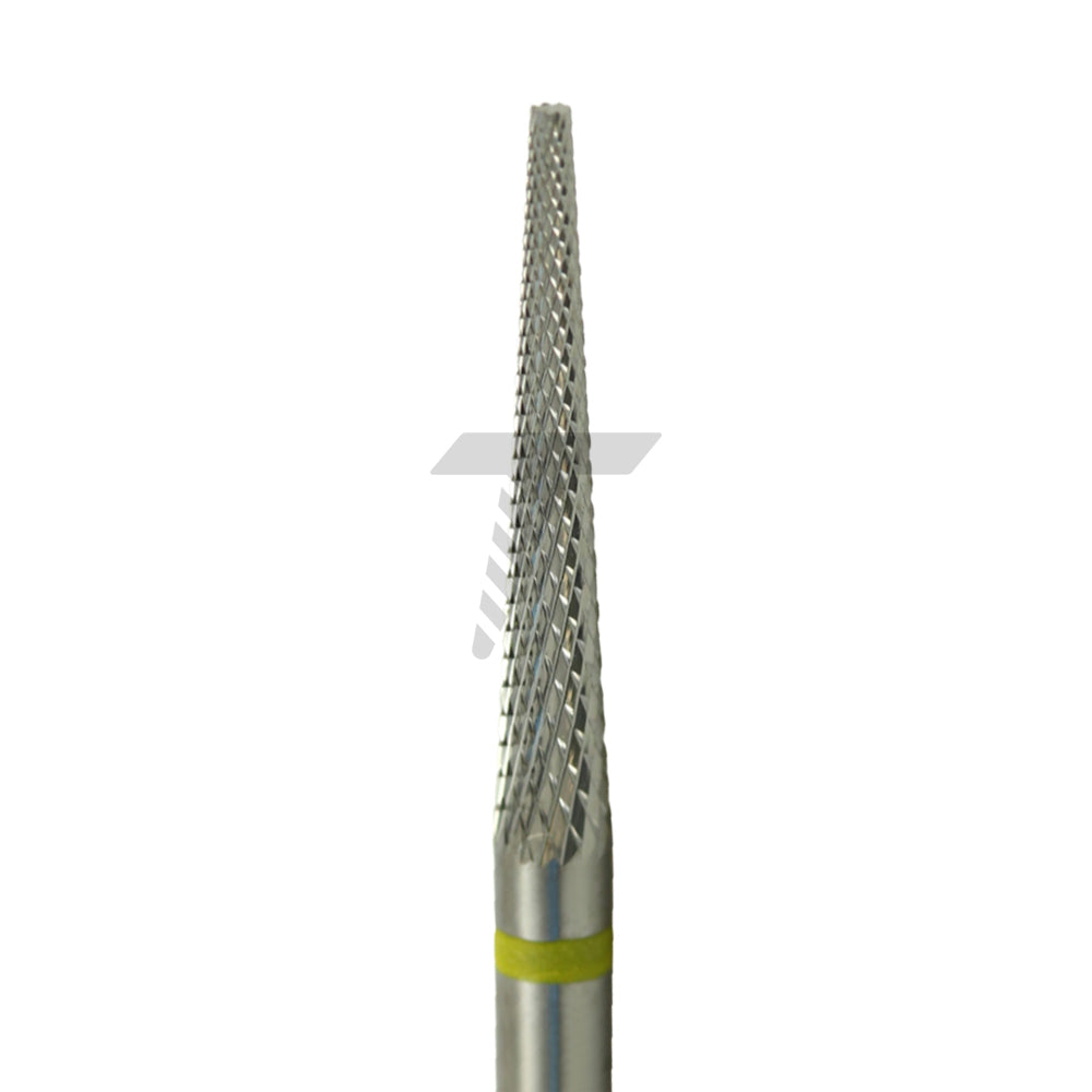 Narrow Round end Taper Carbide Cutter – Extra Fine Cross Cut, Ø2.3mm x 15mm