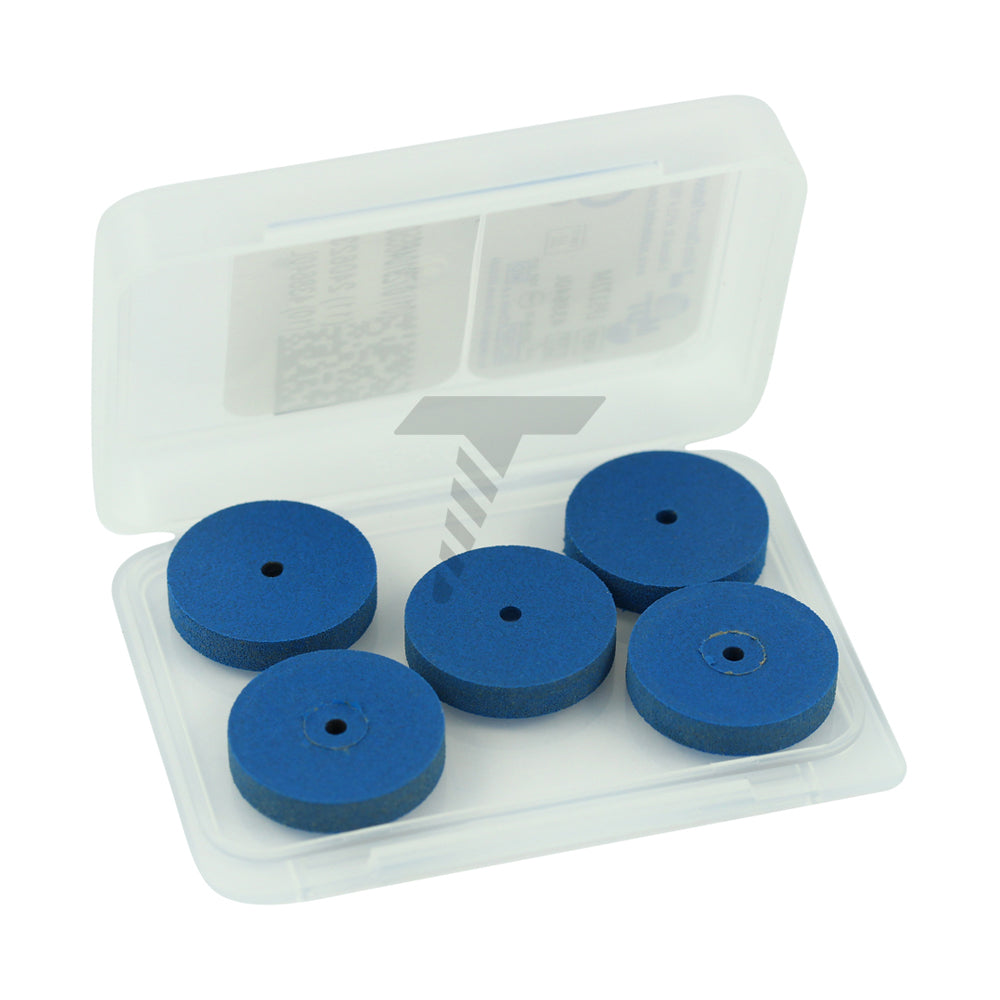 Medium Wheel Lab Polisher For Silicate Ceramics - 5pcs - Ø17.0mm x 2.5mm