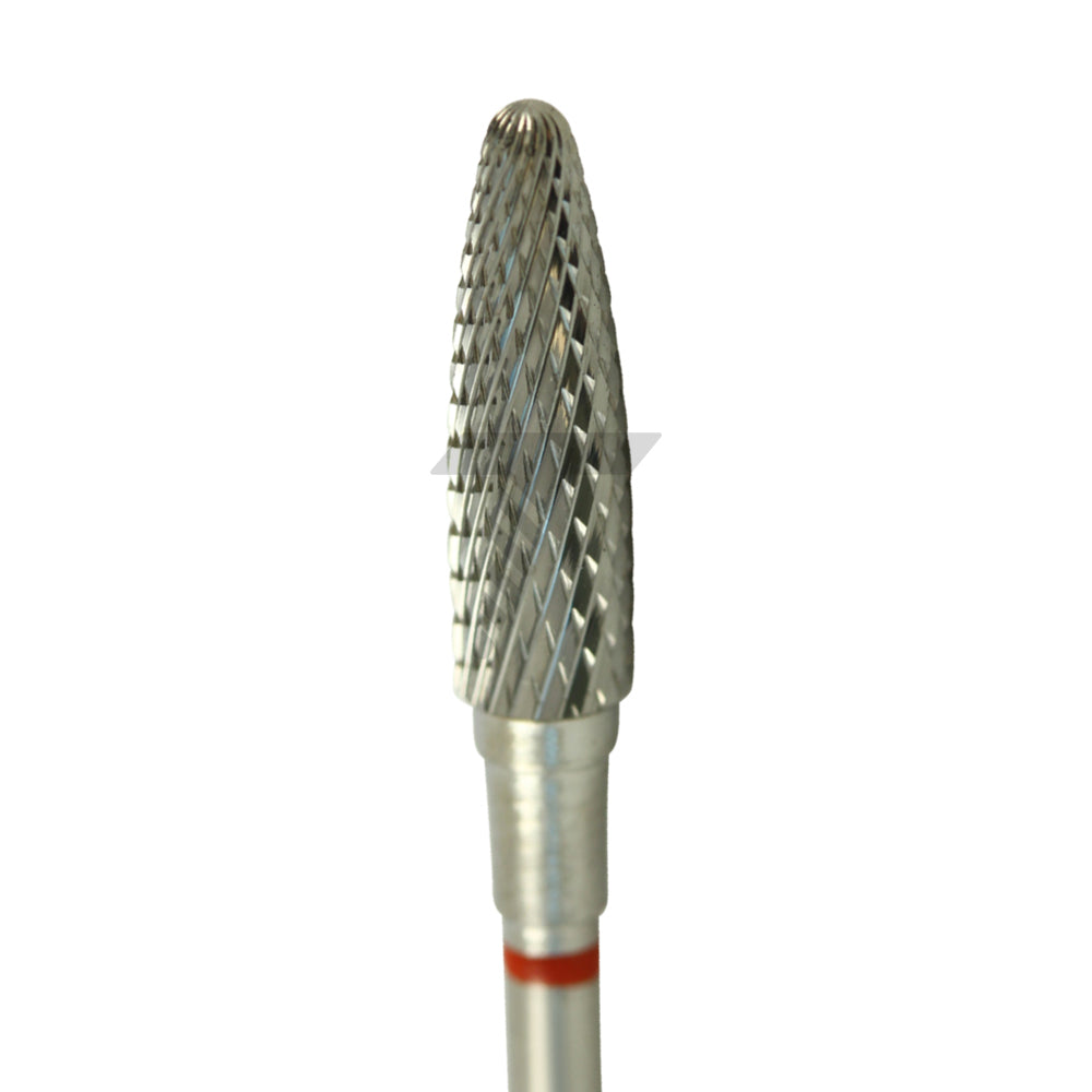 Long Bullet Carbide Cutter – Fine Cross Cut, Ø14.0mm x 4mm