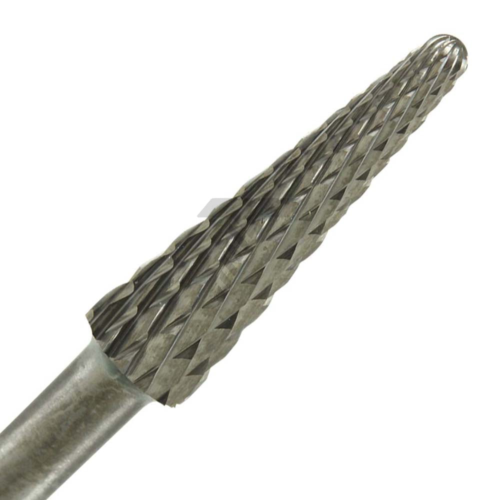 Straight Edge Cone Cutter – Standard Cross Cut, Ø4.0mm x 13mm