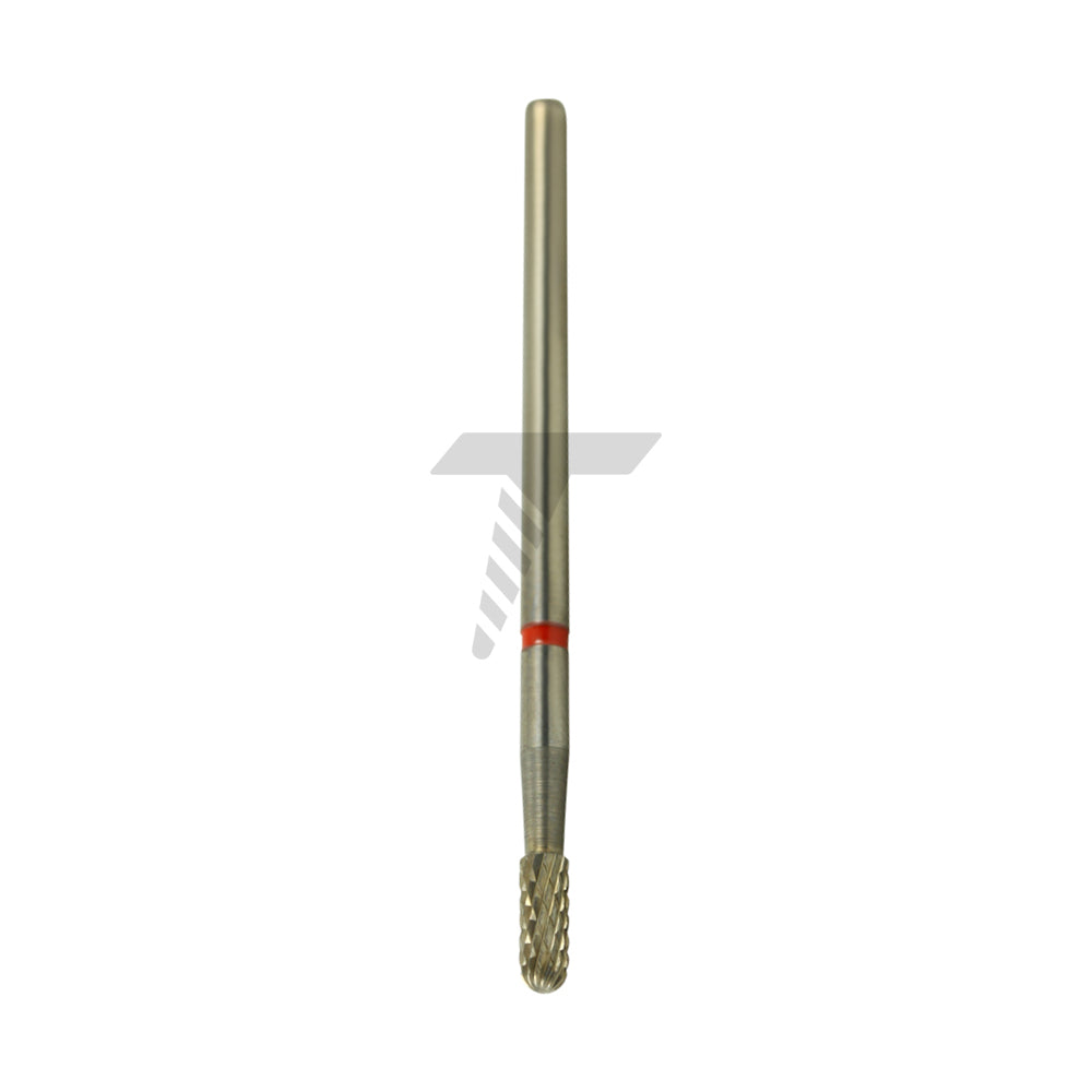 Round End Cylinder Carbide Cutter – Fine Cross Cut, Ø6.5mm x 2.3mm