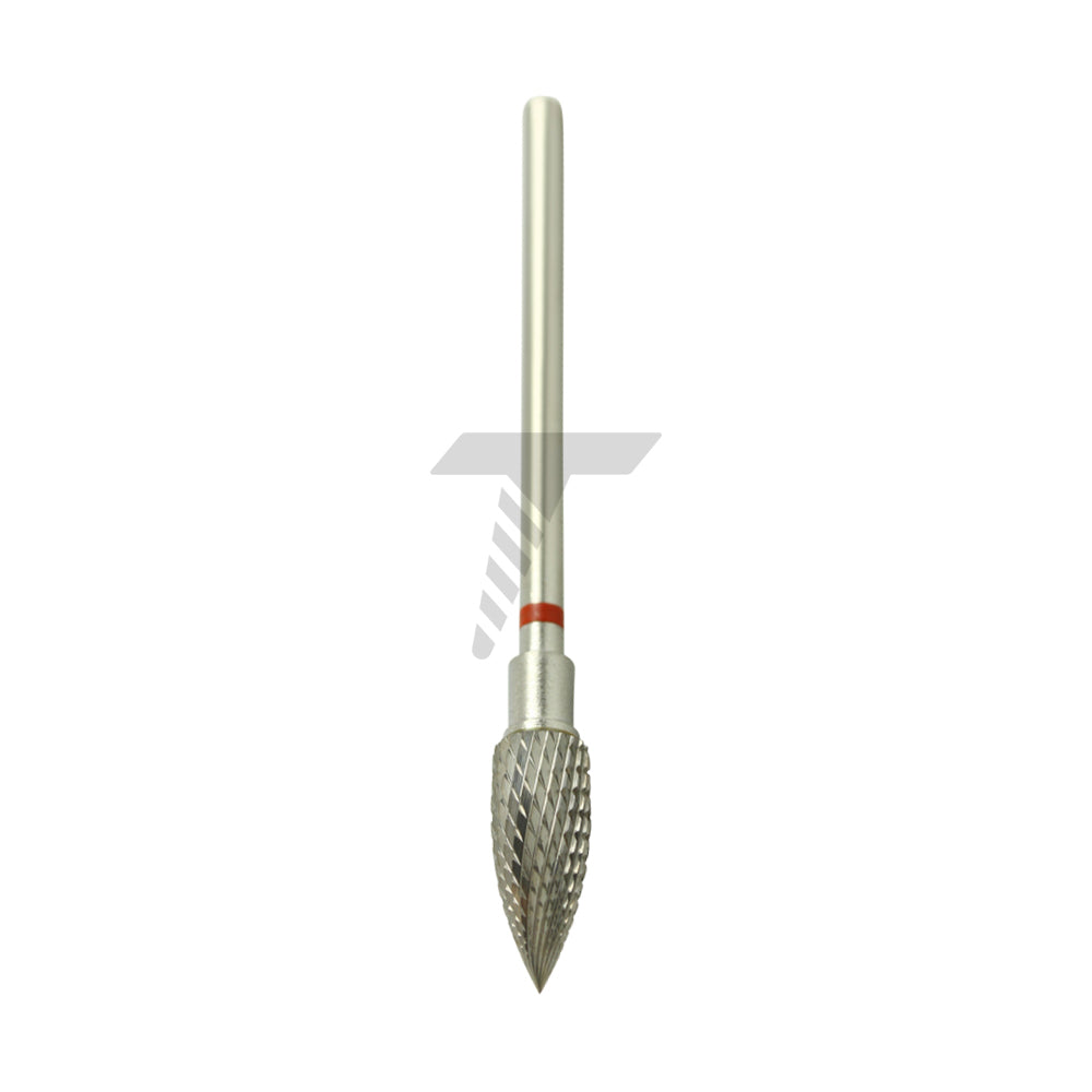 Pointed Bud Carbide Cutter – Fine Cross Cut, Ø13.5mm x 5mm