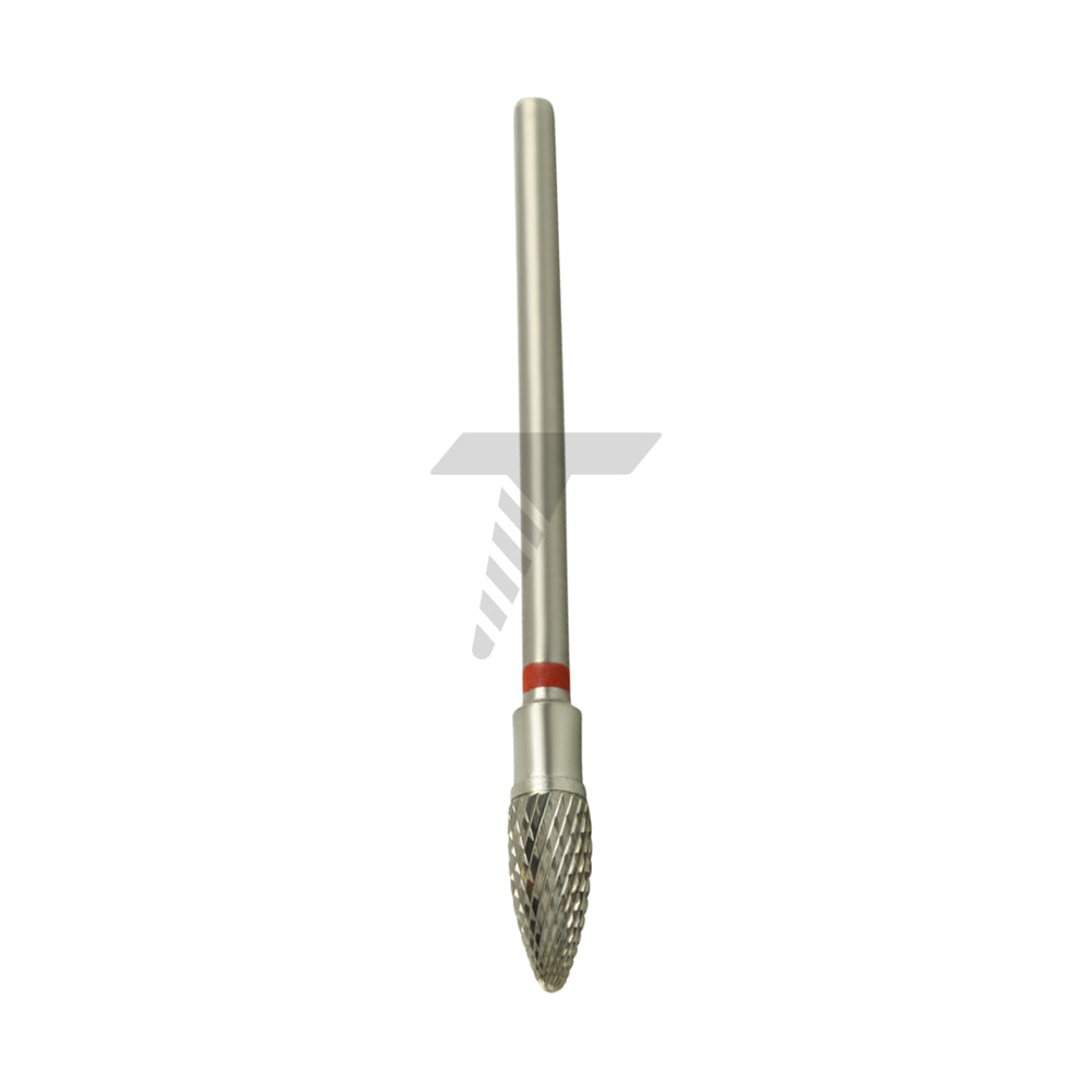 Short Bullet Carbide Cutter – Fine Cross Cut, Ø9.0mm x 4mm
