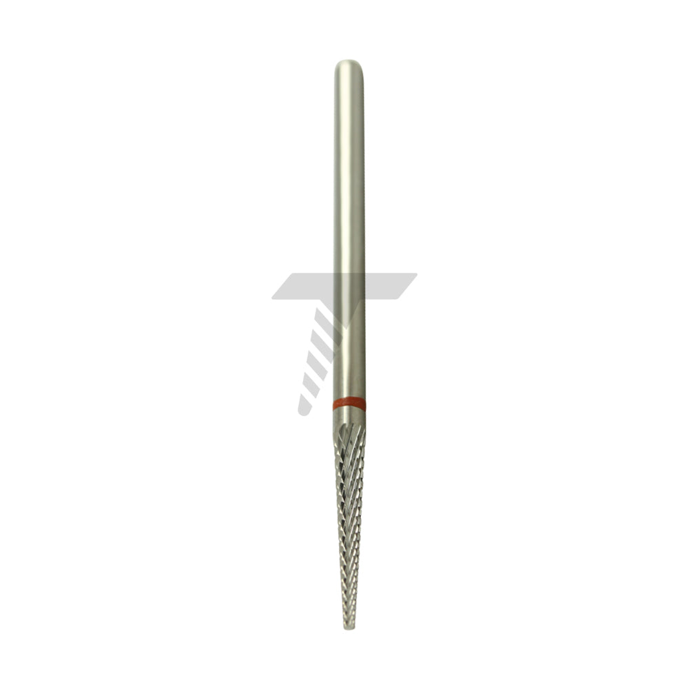 Narrow Round end Taper Carbide Cutter – Fine Cross Cut, Ø15.0mm x 2.3mm