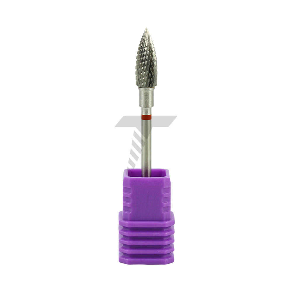 Pointed Bud Carbide Cutter – Fine Cross Cut, Ø13.5mm x 5mm