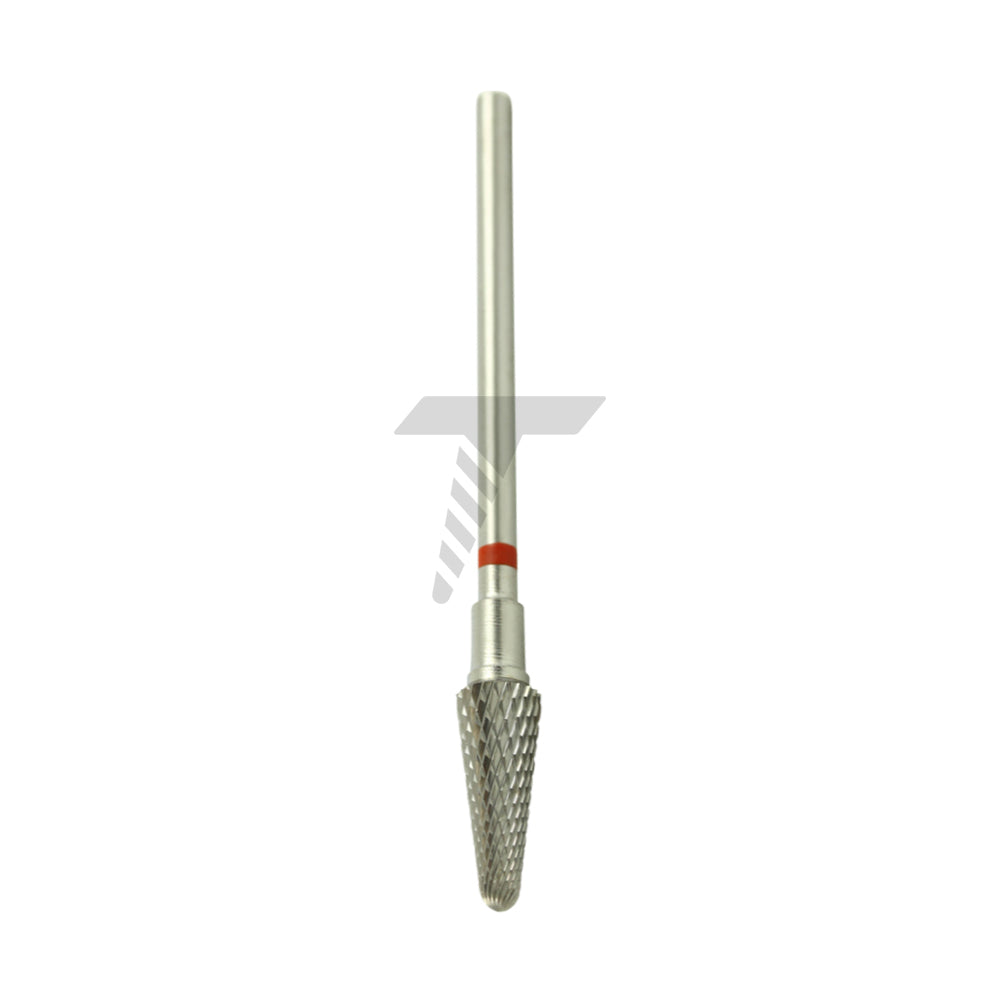 Round End Taper Carbide Cutter – Fine Cross Cut, Ø13mm x 5mm