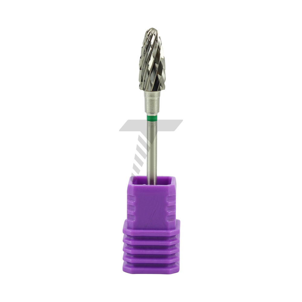Bullet Carbide Cutter – Coarse Double Cross Cut, Ø14.0mm x 6mm