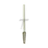 Round End Taper Carbide Cutter – Fine Cross Cut, Twisted Design, Ø4.0mm x 15mm
