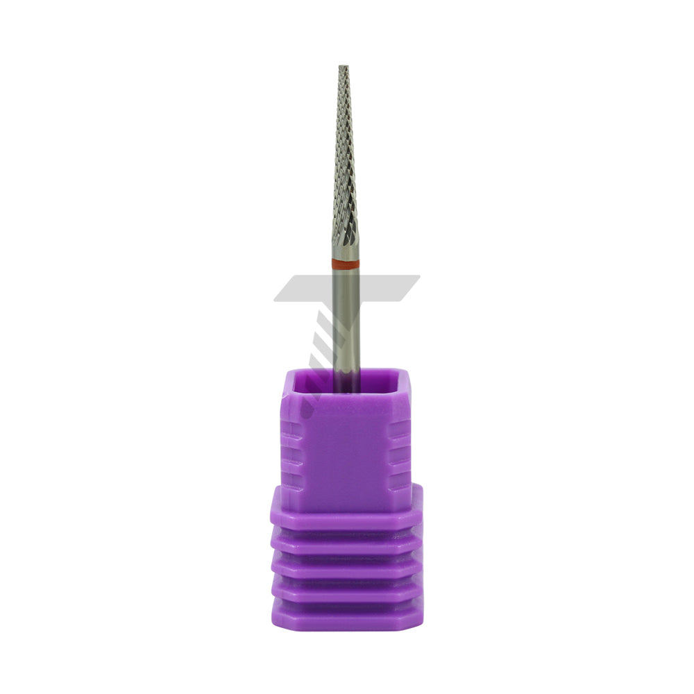 Narrow Round end Taper Carbide Cutter – Fine Cross Cut, Ø15.0mm x 2.3mm