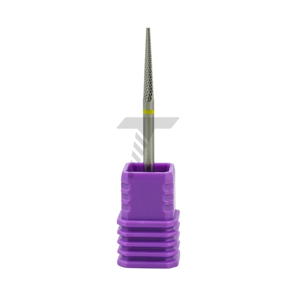 Narrow Round end Taper Carbide Cutter – Extra Fine Cross Cut, Ø2.3mm x 15mm