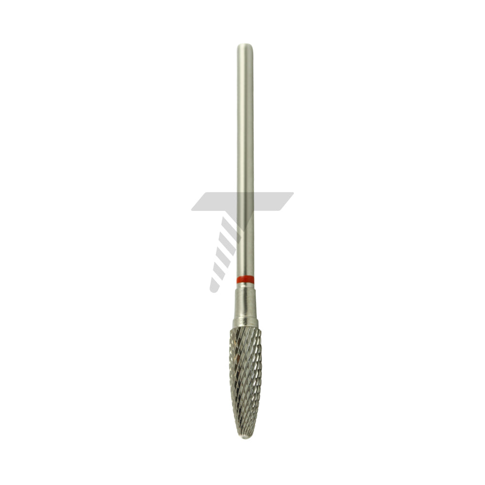 Long Bullet Carbide Cutter – Fine Cross Cut, Ø14.0mm x 4mm