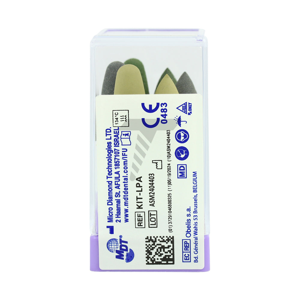 Cone & Bud Lab Polisher Kit For Acrylics - Ø10mm x 24mm & Ø10mm x 24mm